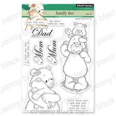 Penny Black Clear Stamps - Family Ties